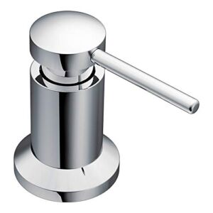 Moen 3942 Deck Mounted Kitchen Soap Dispenser with Above the Sink Refillable Bottle, Chrome