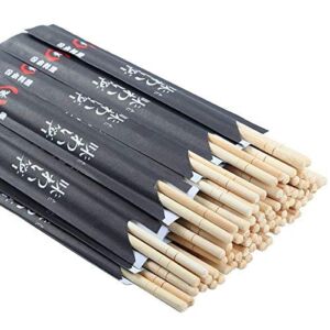 Disposable Chopsticks Pack of 40 Pair, 9″ Japanese Style Sleeved Sushi Chopsticks by Gmark GM1038A
