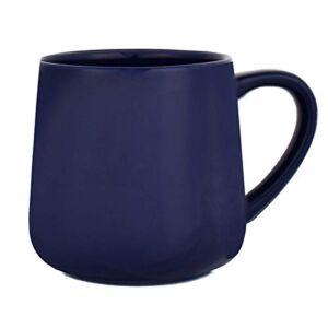 Bosmarlin Large Glossy Ceramic Coffee Mug, Tea Cup for Office and Home, 18 oz, Suitable for Dishwasher and Microwave, 1 Pack (Royal Blue)