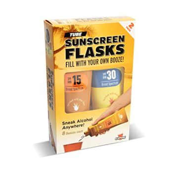 GoPong Hidden Sunscreen Alcohol Flask, 2 Count | The Storepaperoomates Retail Market - Fast Affordable Shopping