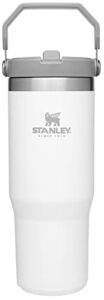 Stanley IceFlow Stainless Steel Tumbler with Straw, Vacuum Insulated Water Bottle for Home, Office or Car, Reusable Cup with Straw Leakproof Flip (Polar)