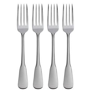 Oneida Flatware Colonial Boston Dinner Forks, Set of 4,Silver