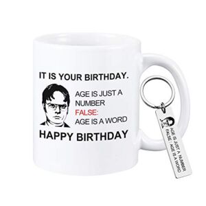 It Is Your Birthday Coffee Mug The Office Merchandise Birthday Mug for Dwight Schrute Fans The Office Quote Coffee Cup