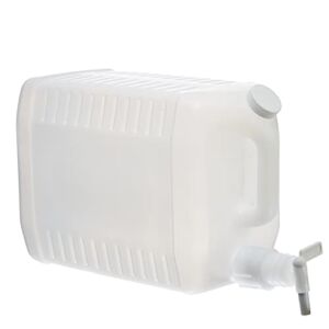 Tolco 2.5 Gallon Plastic Dispenser Carboy with Spigot, HDPE, Natural