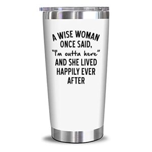 Retirement Gifts For Women 2023 – Retired Gifts For Women – Female Retirement Gifts – Coworker Leaving Gifts, Farewell Gifts, Goodbye Gift For Women, Colleagues, Coworkers, Friends – 20 Oz Tumbler