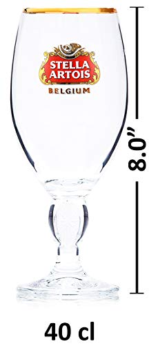 Stella Artois 3-Pack Original Large Beer Glass Chalices, 40cl | The Storepaperoomates Retail Market - Fast Affordable Shopping