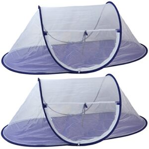 Iconikal Large Folding Mesh Wind-Resistant Food Tent, 43 x 21-Inches, 2-Pack