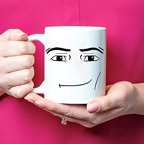Saviola-MAN FACE Mug,Funny Gamer Mug,Birthday Mug,11oz Novelty Coffee Mug/Cup,White,1 Count (Pack of 1) | The Storepaperoomates Retail Market - Fast Affordable Shopping