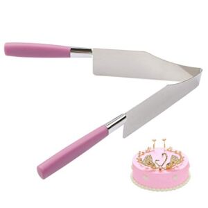 Cake slicer cutter, Stainless Steel Cake Server, Pie Knife Cake Lifter Tools,cake knife,cake Pie Cutting Guider Bread Pizza,for Cakes, Pie, Desserts and Pizza