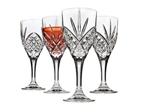 Godinger Wine Glasses Goblets, Shatterproof and Reusable Acrylic – Dublin Collection, Set of 4
