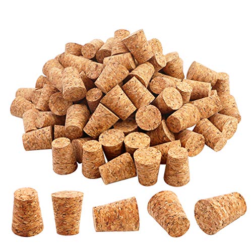 Owevvin 100 Pieces #7 Tapered Cork Plugs, Premium Blank Wine Corks Wine Stoppers Replacement Corks, 0.8 x 0.6 x 1 Inch | The Storepaperoomates Retail Market - Fast Affordable Shopping