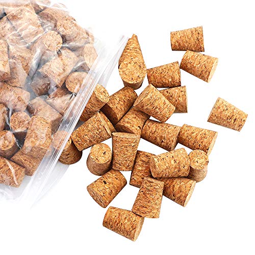 Owevvin 100 Pieces #7 Tapered Cork Plugs, Premium Blank Wine Corks Wine Stoppers Replacement Corks, 0.8 x 0.6 x 1 Inch | The Storepaperoomates Retail Market - Fast Affordable Shopping