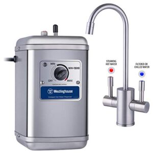Westinghouse Instant Dispenser, Brushed Nickel Hot and Cold Water Faucet