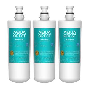 AQUACREST 3US-AF01 Under Sink Water Filter, Replacement for Standard 3US-AF01, 3US-AS01, Aqua-Pure AP Easy C-CS-FF, WHCF-SRC, WHCF-SUFC, WHCF-SUF, NSF/ANSI 42 Certified, Pack of 3