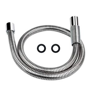 KWODE Pre-rinse Sprayer Hose Replacement Kit for Commercial Kitchen Sink Faucet, 44” Length Stainless Commercial Dish Spray Hose Parts