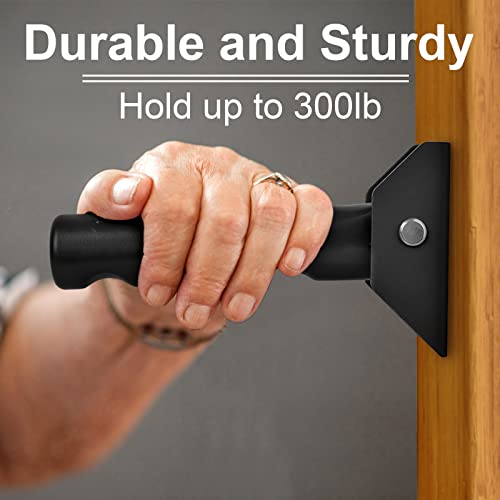APDTEK Flip Up Grab Bar for Doorway/Stairs Safety Assist Handles for Elderly Non-Slip Grip Bar Great for Seniors, Elderly, Disabled, Handicap and Injured People, Black | The Storepaperoomates Retail Market - Fast Affordable Shopping