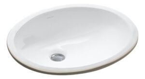 KOHLER K-2209-0 Caxton Under-Mount Bathroom Sink, White