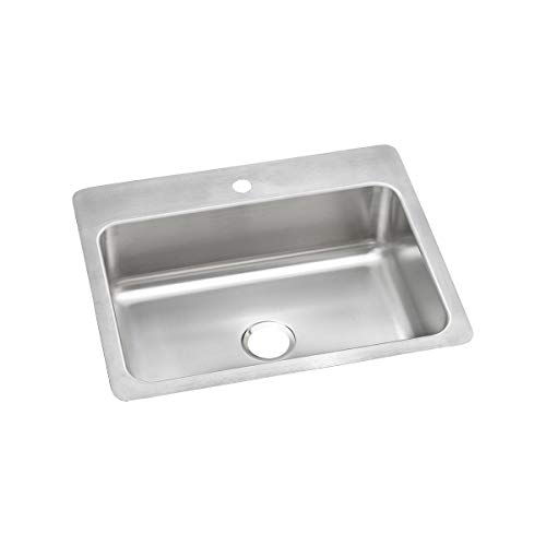 Elkay DSESR127221 Dayton Single Bowl Dual Mount Stainless Steel Sink | The Storepaperoomates Retail Market - Fast Affordable Shopping