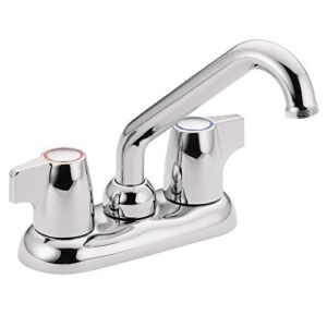 Moen 74998 Chateau Two-Handle 4-Inch Centerset Utility or Laundry Sink Faucet, Chrome