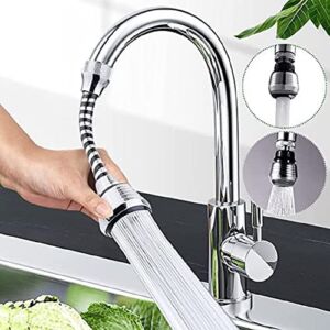 NARFIRE Faucet Nozzle Filter Adapter 2 Mode 360° Rotate Swivel Water Saving Tap Aerator Diffuser