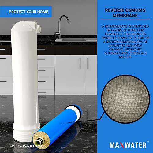 Combo Pack RO Set for GXRM10G, GXRM10RBL 50GPD Compatible Filters for GE FX12P FX12M Replacement Filters, 2 Carbon Filters and 1 RO Membrane Max Water Reverse Osmosis Water Filter | The Storepaperoomates Retail Market - Fast Affordable Shopping