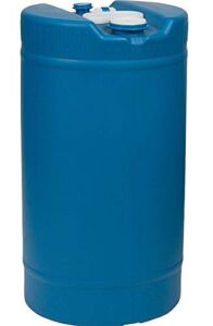 15 Gallon New Plastic Barrel | Blue | Good Water Storage