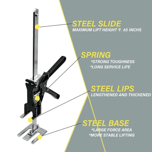 Labor-Saving Arm Jacks-Effort Elevator Tools for Home Decoration, Furniture Jack Lifter for Installing Door/Window/Drywall/Tile etc. Lifting Jack Maximum Lifting Height 9.85Inch（2PCS | The Storepaperoomates Retail Market - Fast Affordable Shopping