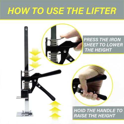 Labor-Saving Arm Jacks-Effort Elevator Tools for Home Decoration, Furniture Jack Lifter for Installing Door/Window/Drywall/Tile etc. Lifting Jack Maximum Lifting Height 9.85Inch（2PCS | The Storepaperoomates Retail Market - Fast Affordable Shopping