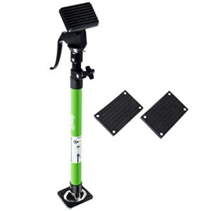 XINQIAO Third Hand Tool 3rd Hand Support System, Premium Steel Support Rod with 154 LB Capacity for Cabinet Jack, Drywall Jack& Cargo Bars, 23.6 in- 45.3 in Long, 1 PC, Green