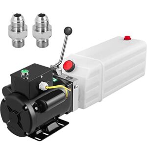 Mophorn Hydraulic Pump 2.2KW Car Lift Hydraulic Power Unit Hydraulic Power Pack 220V 3HP 50HZ 2750 PSI for Two and Four Post Lift Auto Hoist Car Lift with 6L Plastic Reservoir
