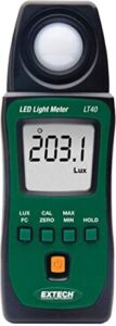 Extech AO-50537-11 LT40 Light Meter for White LED and Standard Lights