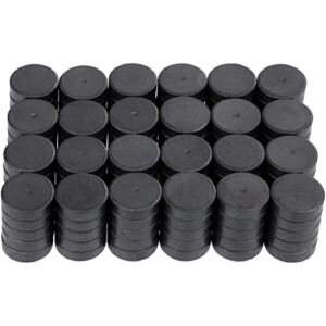 Anpro 120 Pcs Strong Ceramic Industrial Magnets Hobby Craft Magnets-11/16 Inch (18mm) Round Magnet Disc for Refrigerator Button DIY Cup Magnet Craft Hobbies, Science Projects & School Crafts