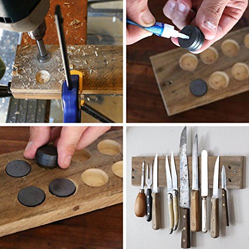 Creative Hobbies Ceramic Industrial Magnets – 1 Inch (25mm) Round Disc – Ferrite Magnets Bulk for Crafts, Science, Refrigerator or Whiteboard – 25 Piece Pack | The Storepaperoomates Retail Market - Fast Affordable Shopping