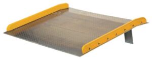 Vestil TAS-15-7236 Aluminum Dock Board with Steel Curb, 15000 lb. Capacity, 72″ x 36″, Silver