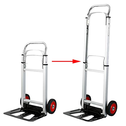 ZSCLLCQ Hand Trucks Trolley/Sack Truck – Multifunctional Folding Aluminum Alloy Sack Car and Dolly for Easy Lifting and Moving Home, Office and Outdoor Trolleys | The Storepaperoomates Retail Market - Fast Affordable Shopping