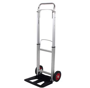 ZSCLLCQ Hand Trucks Trolley/Sack Truck – Multi-Function Folding Aluminum Alloy Sack Car and Dolly for Easy Lifting and Moving Home, Office and Outdoor 100 Kg Capacity Trolleys