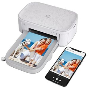 HP Sprocket Studio Plus WiFi Printer – Wirelessly Prints 4×6” Photos from Your iOS & Android Device
