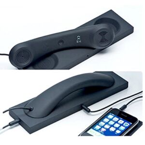 Retro Handset,Cell Phone Handset,Retro Telephone Handset Anti Radiation Receivers 3.5MM for iPhone iPad,Mobile Phones,Computer …