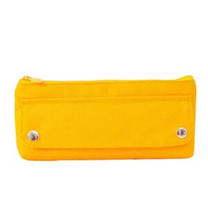 BENBOR Portable Pencil Bag Student Pen Case Color Pen Pouch for Middle High School Office Teen Kid Stationery Supply Orange