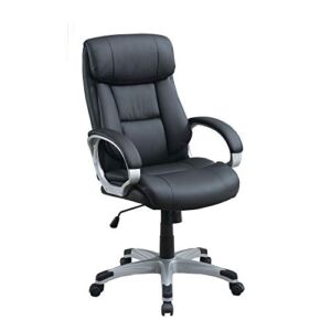 Poundex, Black Ultra Office Chair