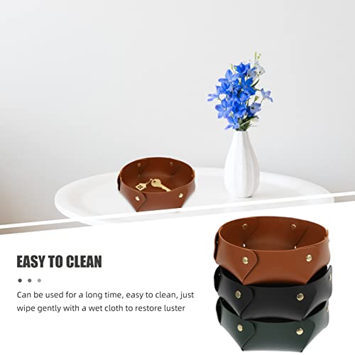 Cabilock 9pcs Dvd Trays Accessories Vanity Leather Clo Buckle Triangle Bin: Watch Entryway Holder Nursery Babies Collapsible Dice Basket Multi- Change Desktop Chain Storage | The Storepaperoomates Retail Market - Fast Affordable Shopping