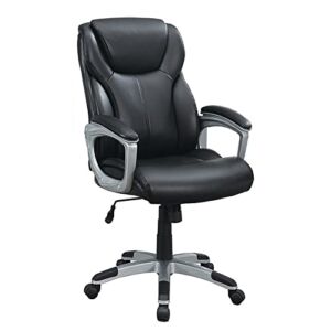 Poundex Invoke Office Chair, Black