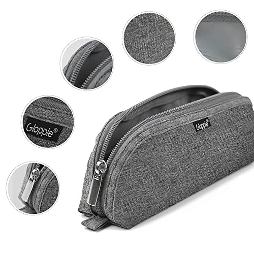Gloppie Pencil Pouch Pen Bag Pencil Boxes Pencil Case Simple Pencil Bag Pen Case Office School Supplies for Students Adults Grey + Black | The Storepaperoomates Retail Market - Fast Affordable Shopping
