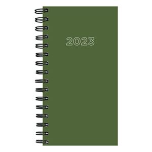TF PUBLISHING 2023 Green Small Planner | Day Planner 2023 & Weekly Planner 2023 | Calendars, Planners & Organizers | Notebook Planner or Journal Planner | 2023 Calendar Monthly Planner | 3.5”x6.5″