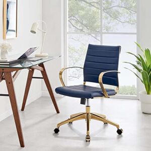 Modway Jive Office Chair, Gold Navy