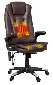 HZLAGM office chairs,massage chair with heating function,100% PU leather,big and tall office chair,adjustable height and angle of office chairs