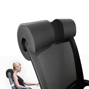 ishenkea Office Chair Headrest Attachment, Office Chair Headrest, Elastic Foam Headrest Suitable for Tall Office Chair、X Chair、Aeron Chair、Office Chair Recliner
