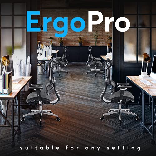 Oline ErgoPro Ergonomic Office Chair – Rolling Desk Chair with 4D Adjustable Armrest, 3D Lumbar Support and Blade Wheels – Mesh Computer Chair, Gaming Chairs, Executive Swivel Chair (Black) | The Storepaperoomates Retail Market - Fast Affordable Shopping