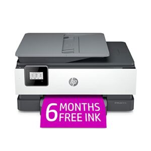 HP OfficeJet 8015e Wireless Color All-in-One Printer with 6 Months Free Ink with HP+(228F5A)