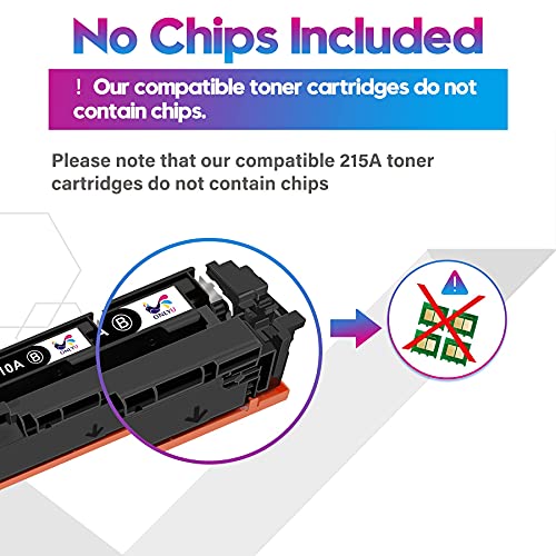 ONLYU Compatible 215A Toner Cartridge Replacement for HP 215A W2310A W2311A W2312A W2313A for HP 215A Pro MFP M182nw M183fw M182 M183 M155 Printer (Black Cyan Yellow Magenta, 4-Pack) | The Storepaperoomates Retail Market - Fast Affordable Shopping